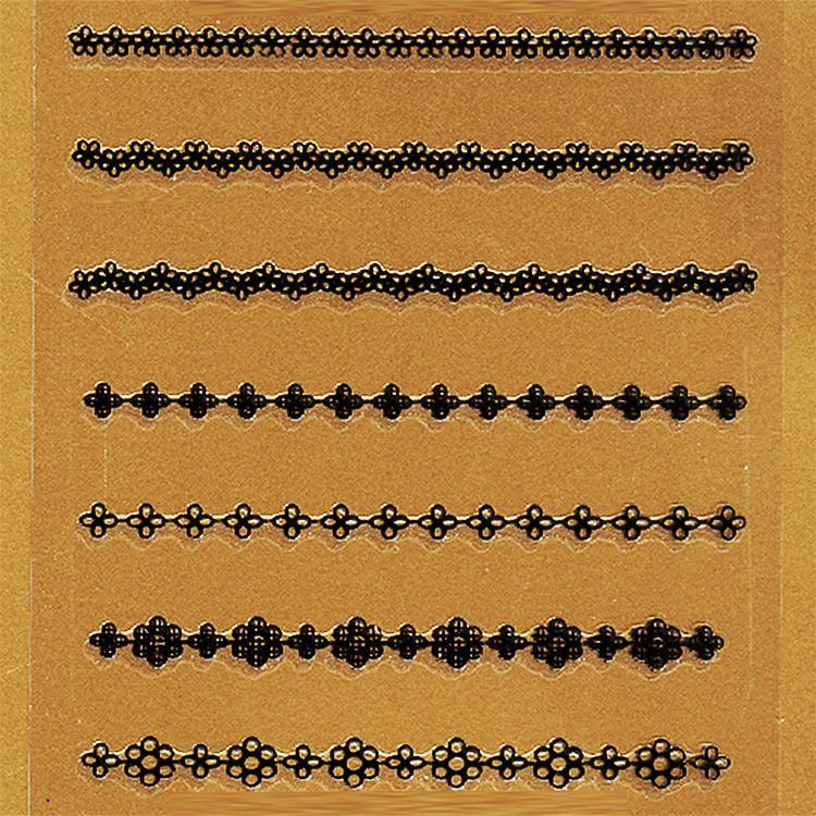 Erikonail, Erikonail - Lace Seal ELS-06, Mk Beauty Club, Nail Art Sticker