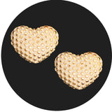 Fuschia, Fuschia Nail Art -  Textured Heart - Ivory, Mk Beauty Club, Nail Art