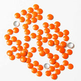 Fuschia, Fuschia Nail Art - Neon Orange Studs - Medium Circle, Mk Beauty Club, Metal Parts
