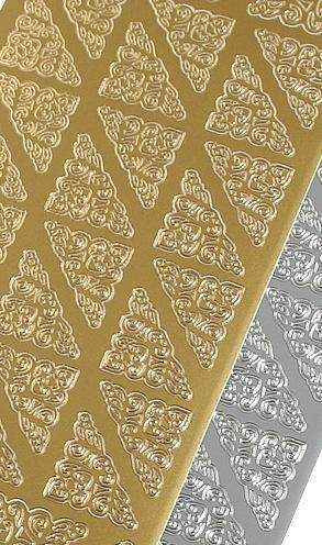 Rococo Nail Seal, Rococo Nail Seal  #846 Gold, Mk Beauty Club, Nail Art Sticker