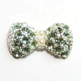 Fuschia, Fuschia Nail Art Charms - Crystal Bow - Pale Green, Mk Beauty Club, Nail Art Charms