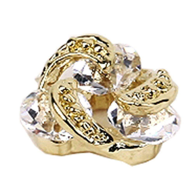 Fuschia, Fuschia Nail Art - Golden Swirl, Mk Beauty Club, Nail Art