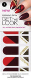 Dashing Diva, Dashing Diva Get The Look - Red Dutchess 1, Mk Beauty Club, Nail Art