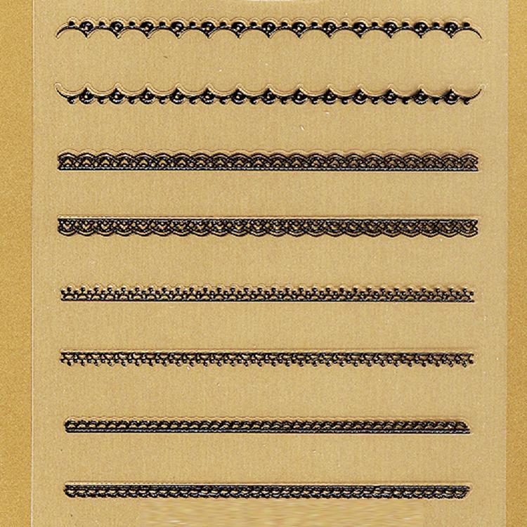 Erikonail, Erikonail - Lace Seal ELS-09, Mk Beauty Club, Nail Art Sticker