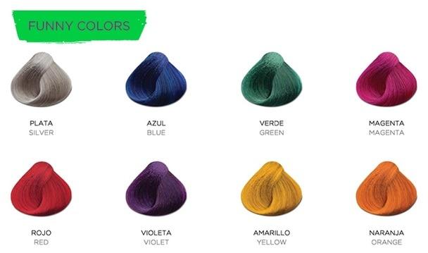 Kuul Funny Hair Color Vibrant Colors