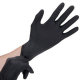 Nail Supply, Latex Gloves Powder Free 100 Count - Black, Mk Beauty Club, Gloves