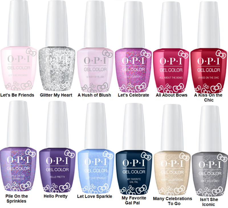 OPI, OPI Hello Kitty 2019 - Gel Polish Shades, Mk Beauty Club, Gel Polish Collection