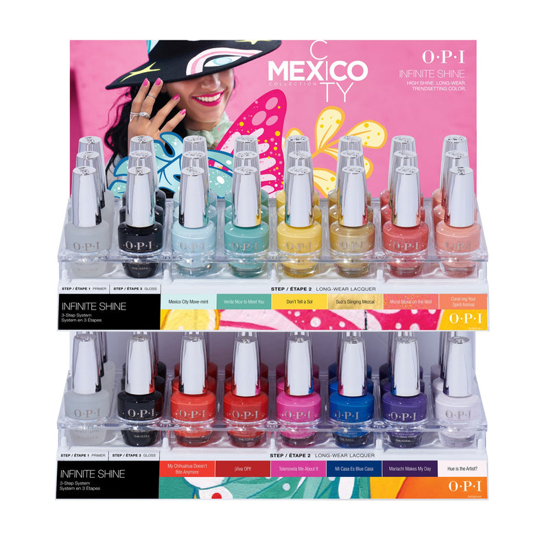 OPI, OPI Mexico City Spring '20 INFINITE SHINE 48 PC STOCK-IN-BOX, Mk Beauty Club, Collection Infinite