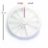 Rhinestone Wheel Container 12 Compartments