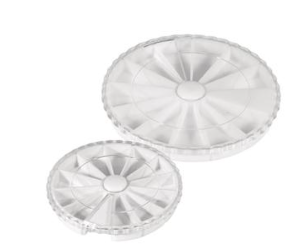 Rhinestone Wheel Container 12 Compartments