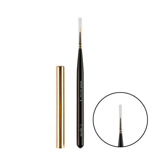 Apres Nail, Artiste Gel Brush - Short Liner, Mk Beauty Club, Gel Brush