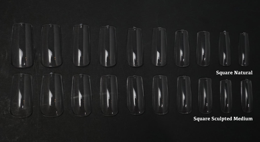 Apres Nail, Sculpted Square Medium Refill Bags, Mk Beauty Club, active