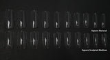 Apres Nail, Sculpted Square Medium Refill Bags, Mk Beauty Club, active