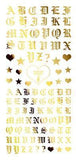 Nail Labo, Tsumekira Britney TOKYO Nail Sticker - Chola Glamour 2   Gold, Mk Beauty Club, Nail Sticker