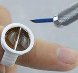 SPMT Supply, Microblading Pigment Holder - Ring with Divider, Mk Beauty Club, Tattoo Pigment Ring