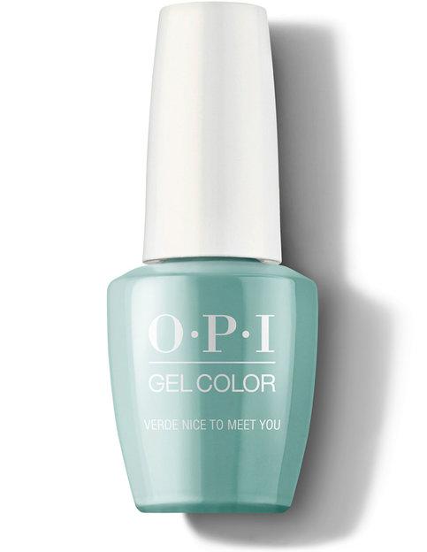 OPI, OPI Gel Color GCM84 - Verde Nice to Meet You, Mk Beauty Club, Gel Color